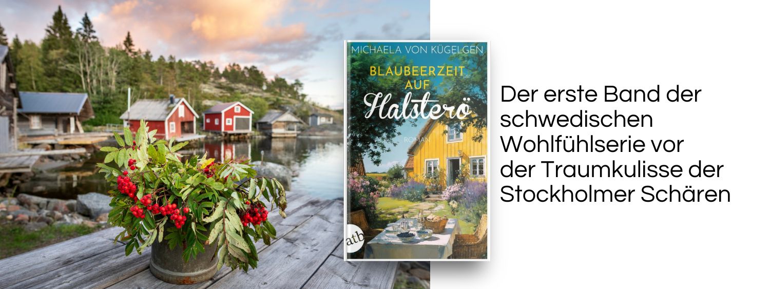 Schären. Link zum Buch Blaubeerzeit auf Halsterö.