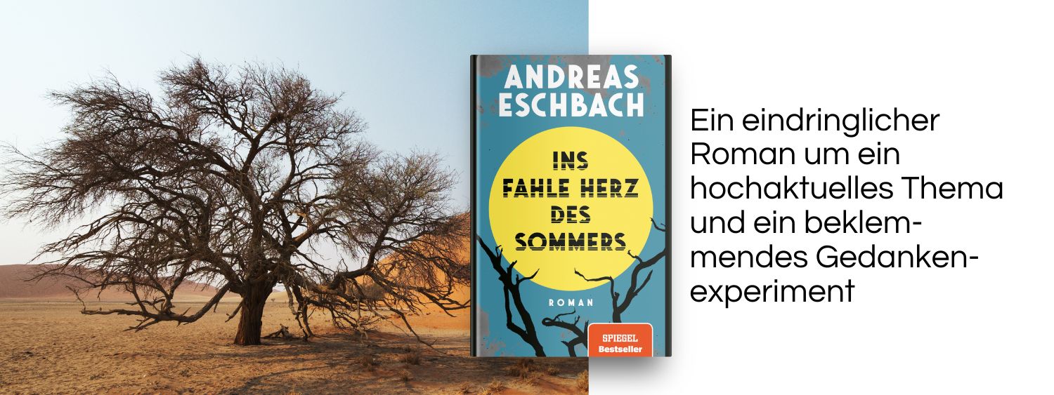 Ausgetrockneter Baum. Link zum Buch Ins fahle Herz des Sommers.