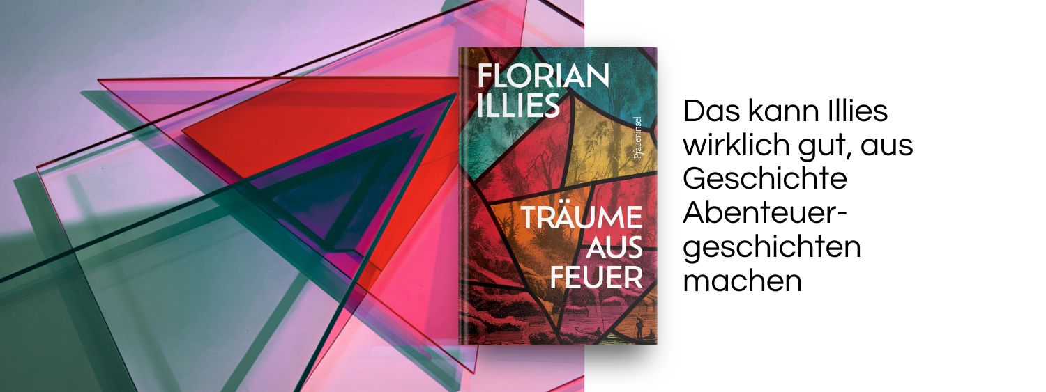 Buntes Glas. Link zum Buch Träume aus Feuer.