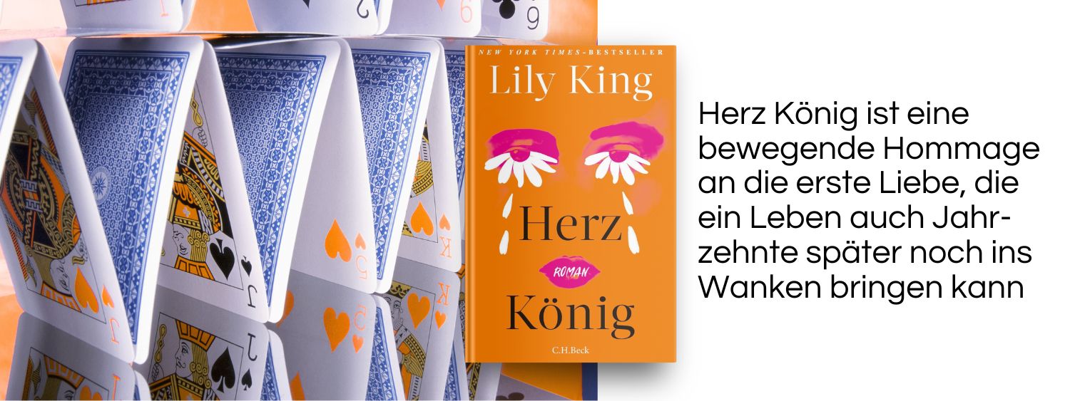 Kartenhaus. Link zum Buch Herz König.