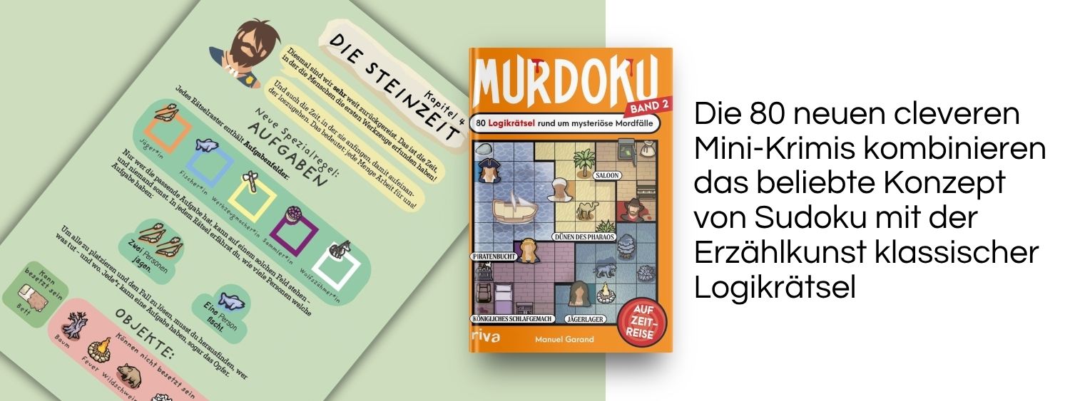 Seite aus Murdoku. Link zum Buch.